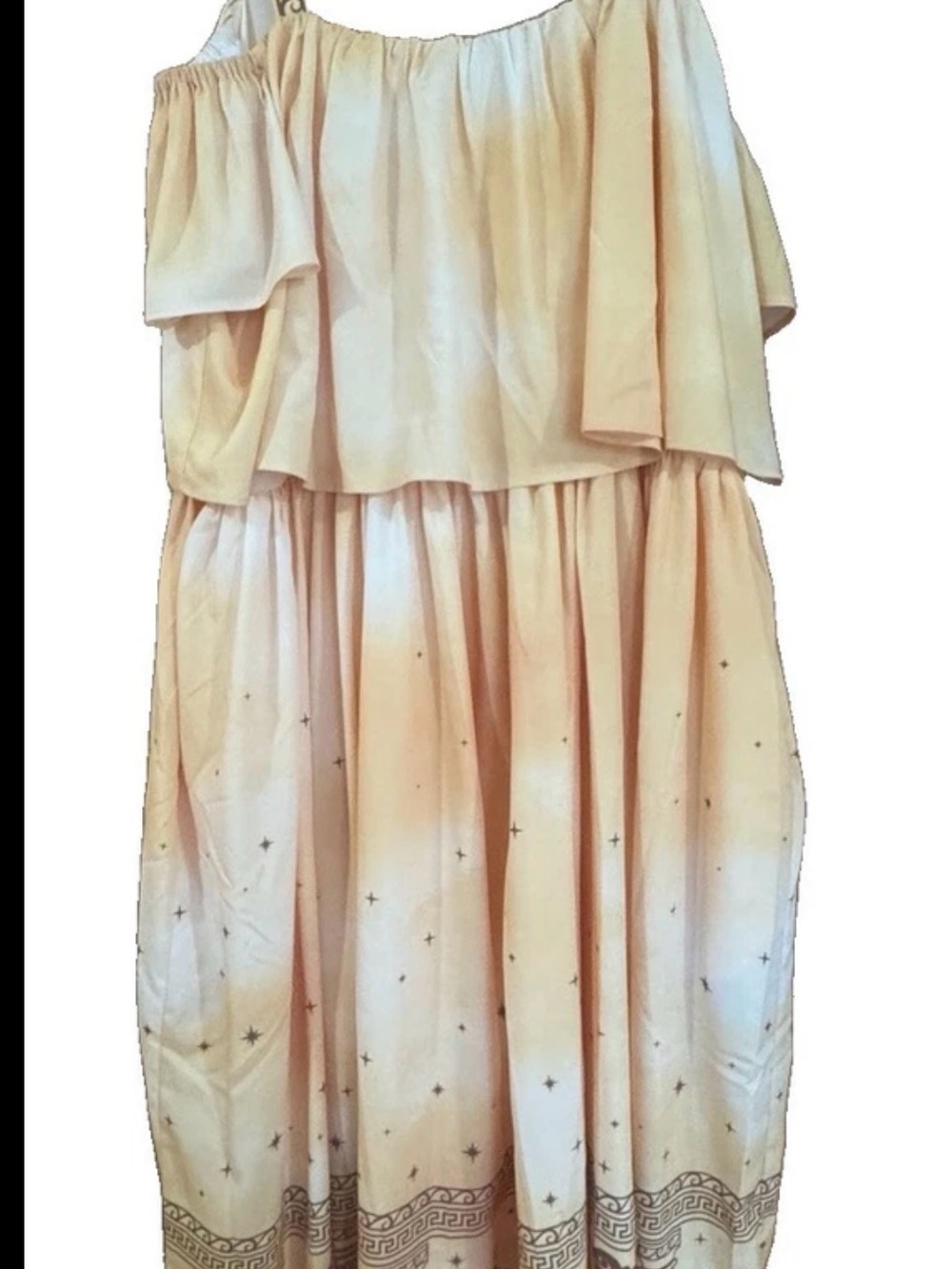 NWT Disney Parks The Dress Shop Hercules Muses Megara Grecian Dress Yellow XL